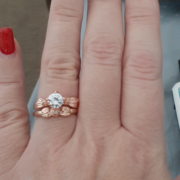 Jewelry | Rose Gold Stackable Flower Ring | Poshmark